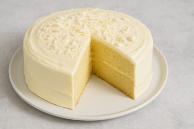 White Chocolate Mud Cake